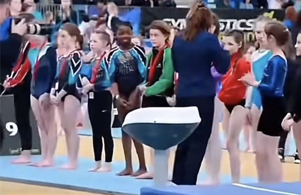 ireland gymnastics skipped black girl and gave her an apology