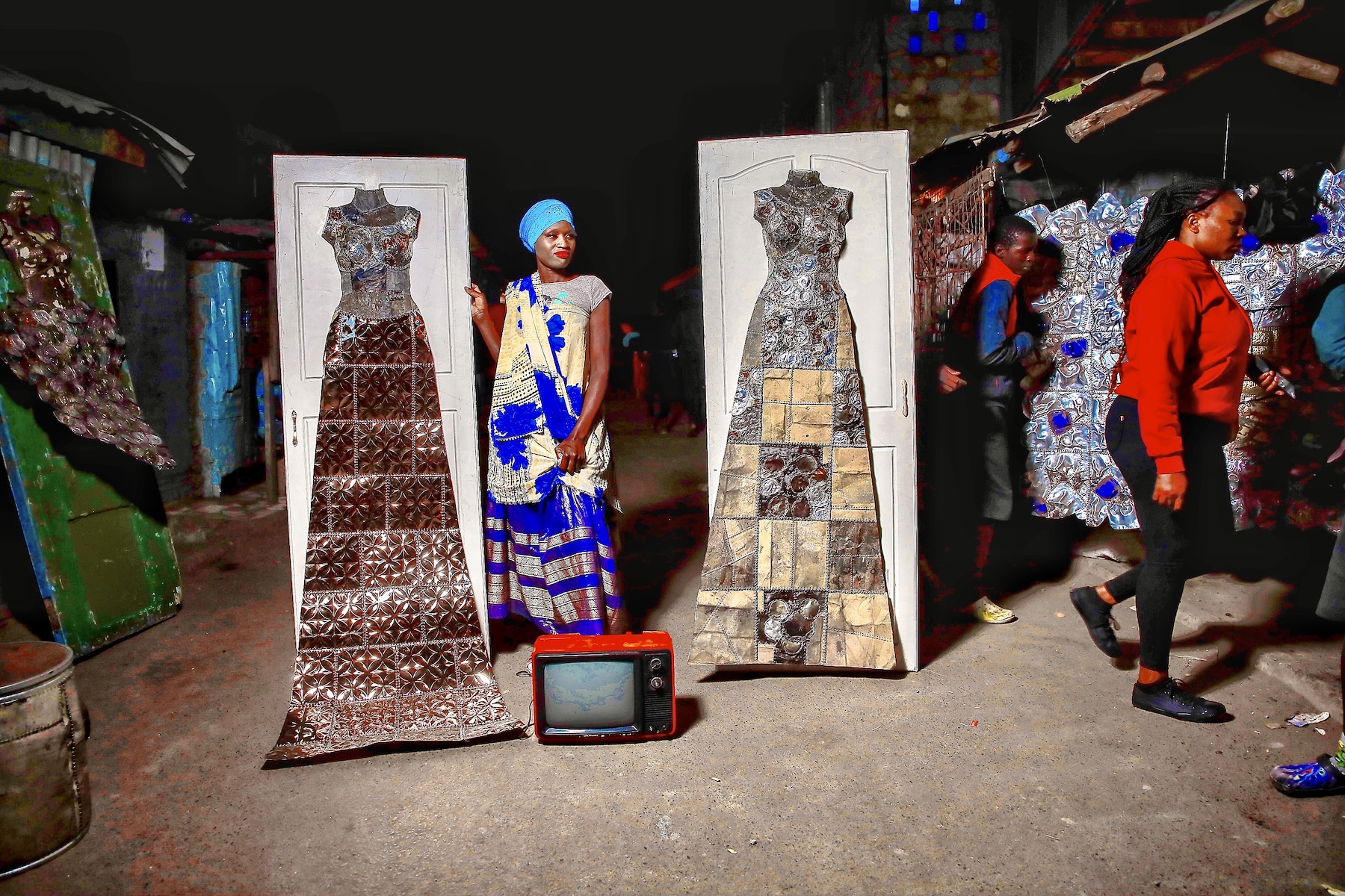 kenya kibera slum james dundi art project