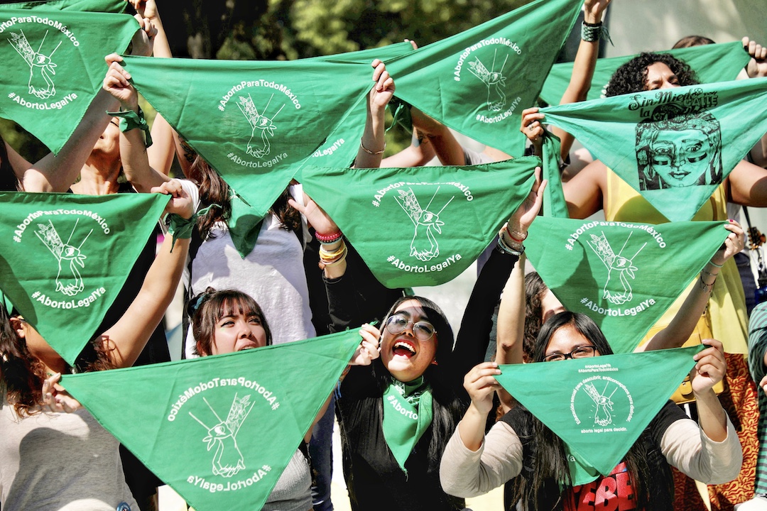 mexico abortion decriminalized green scarves