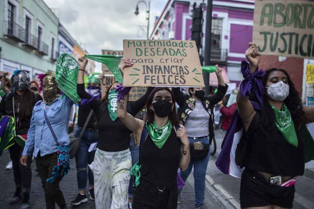 mexico women abortion protest