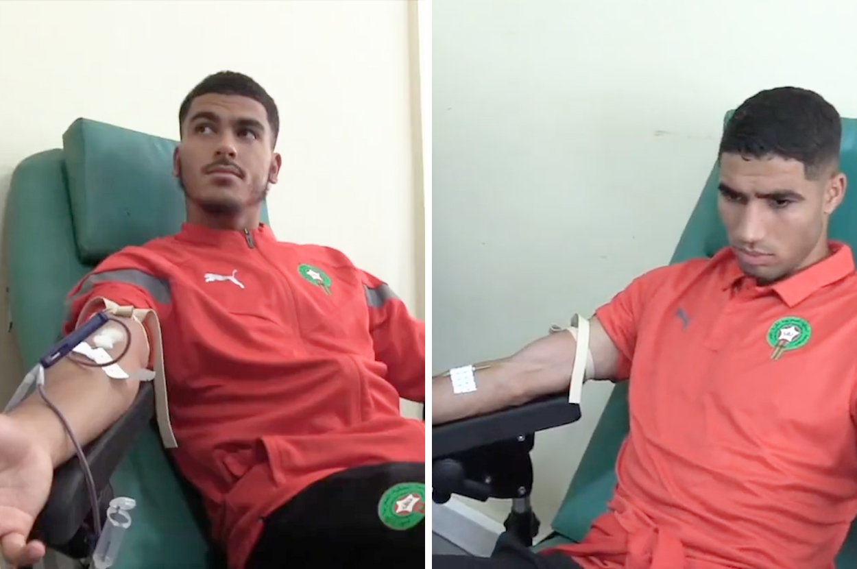 Morocco’s Soccer Team Donated Blood After Deadly Earthquake Strikes The Country