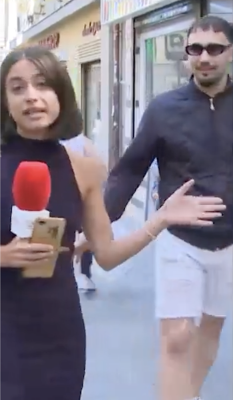 A Man Grabbed This Spanish Woman Reporter’s Butt While She Was On Live TV And People Are Furious
