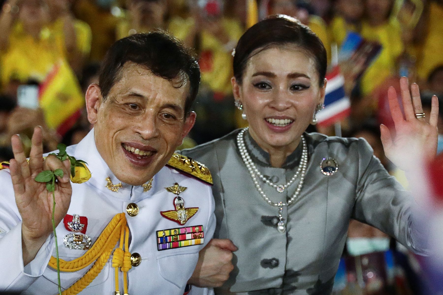 Thailands King Maha Vajiralongkorn and Queen Suthida