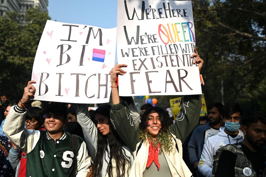 india lgbt pride protest
