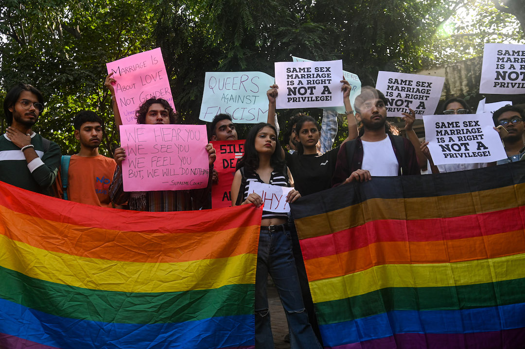 india same sex marriage supreme court protest