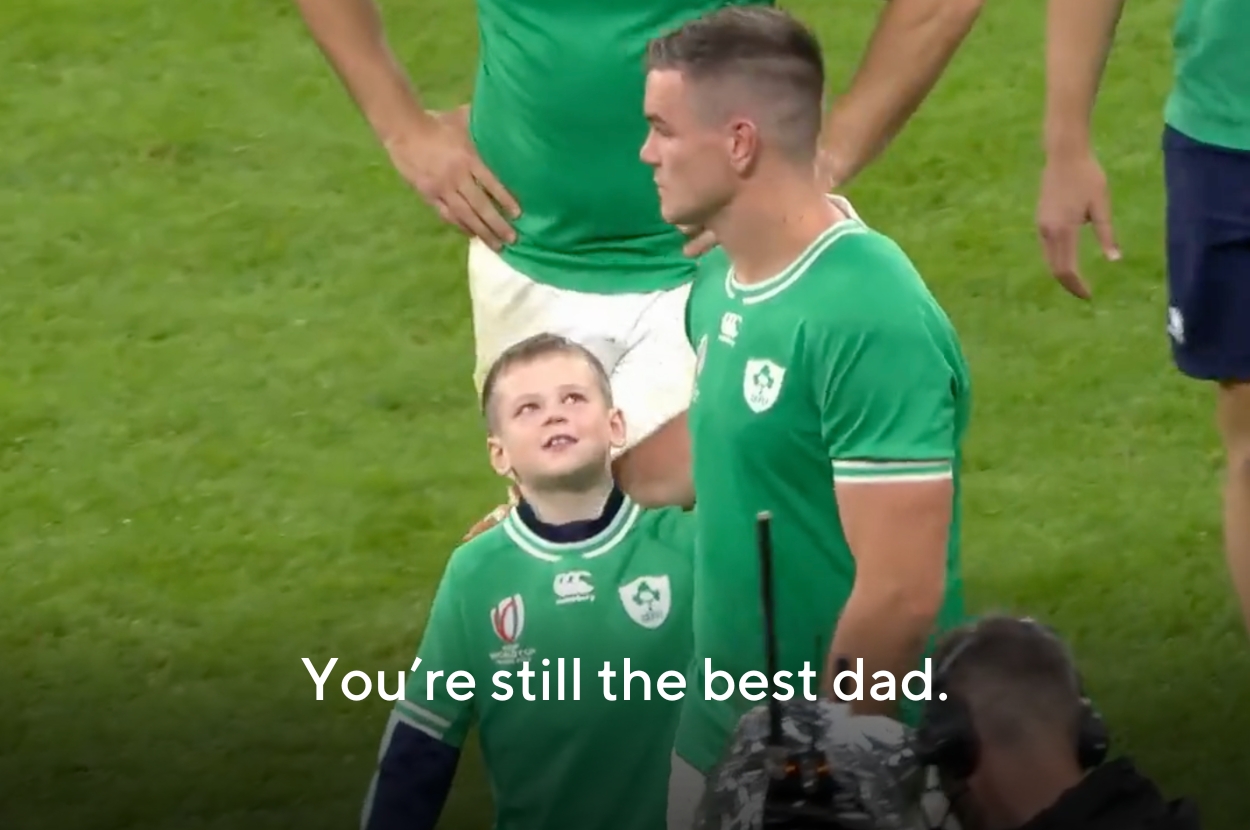 Ireland’s Rugby Captain’s Son Comforted Him After Ireland Lost The World Cup And It’s So Heartwarming