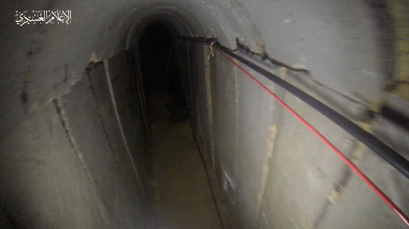 hamas showing tunnel israel palestine