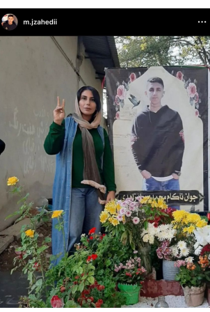 mom mahsa yazdani jailed son protest iran