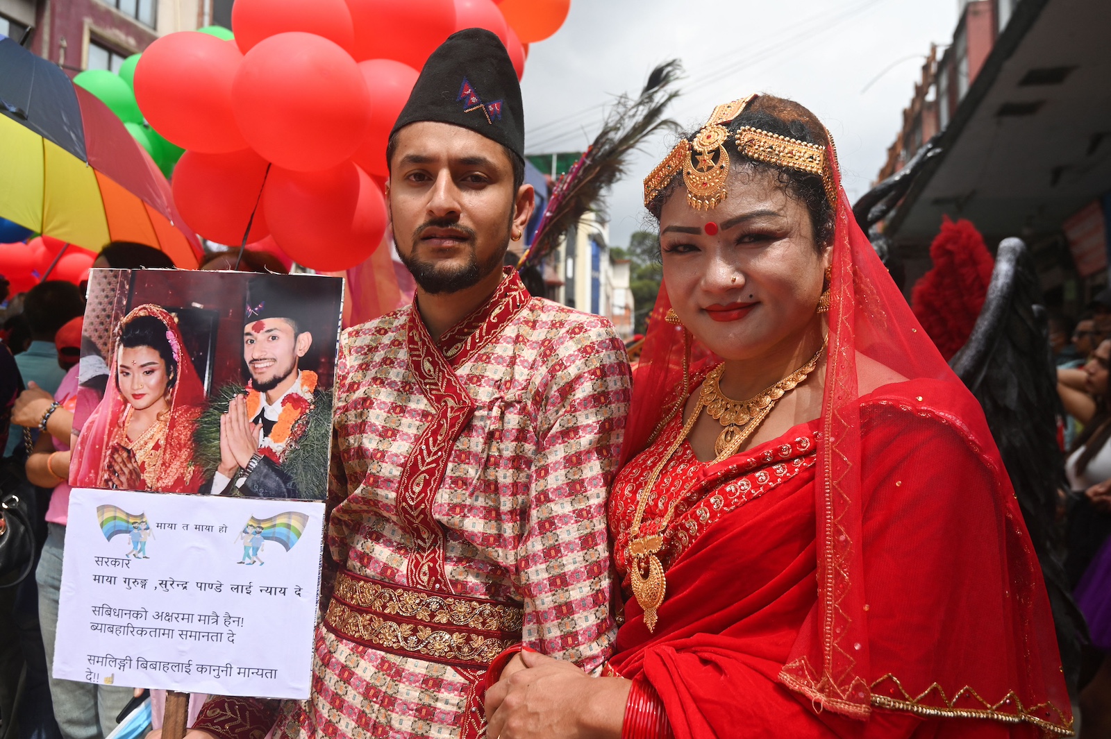 Nepal same sex couple Maya Gurung and Surendra Panday