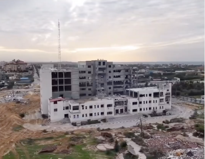 israel bombs israa university gaza