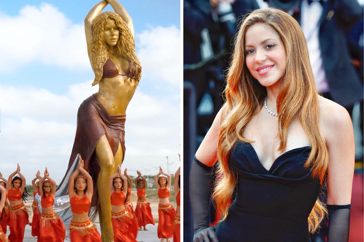 Shakira’s Hometown In Colombia Has Unveiled A Giant Statue Of Her And People Are Obsessed