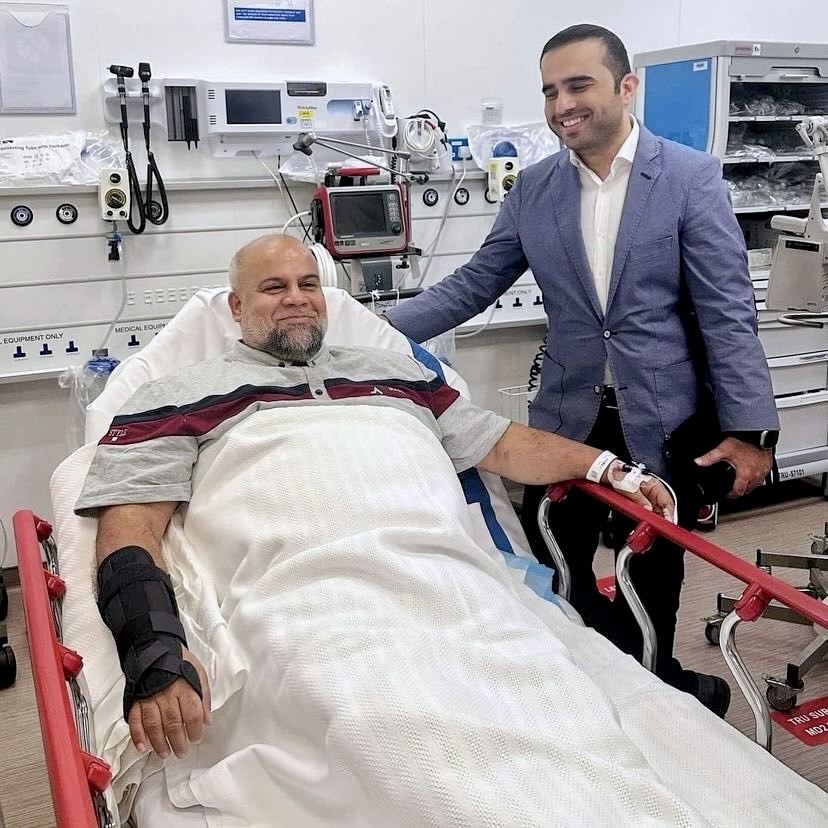 wael al dahdouh hospital surgery qatar
