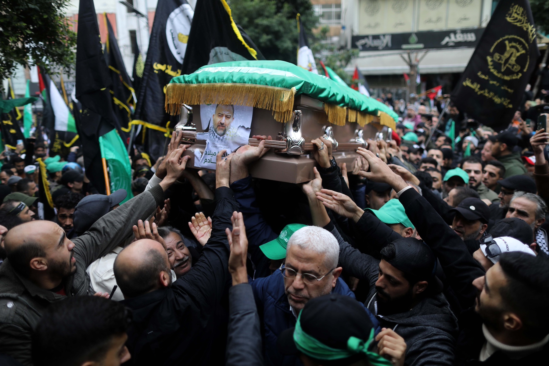 Supporters Hamas movement Palestinian Lebanese political factions
