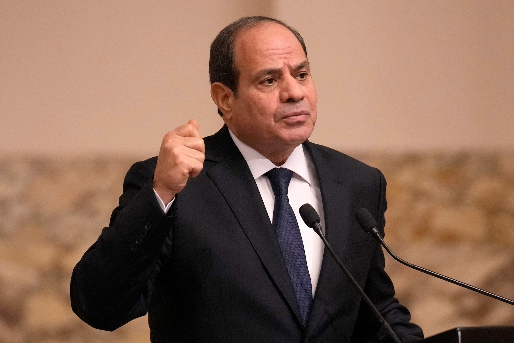 Egyptian President Abdel Fattah al Sisi gaza rafah