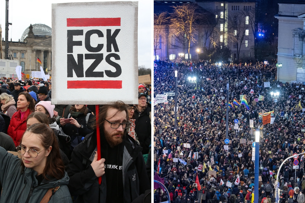 More Than 1.4 Million People In Germany Are Holding Huge Protests Against The Far-Right Party In The Country