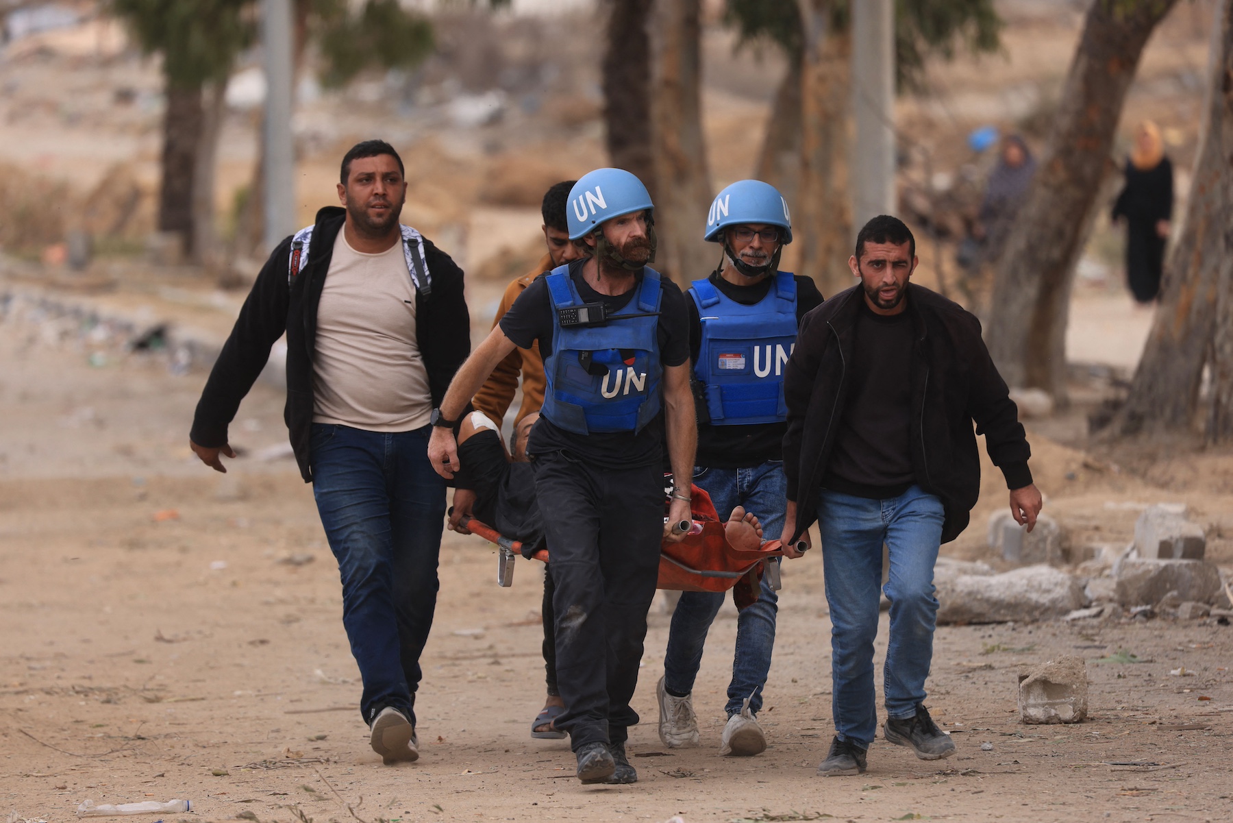 local help un staff israel gaza UNRWA