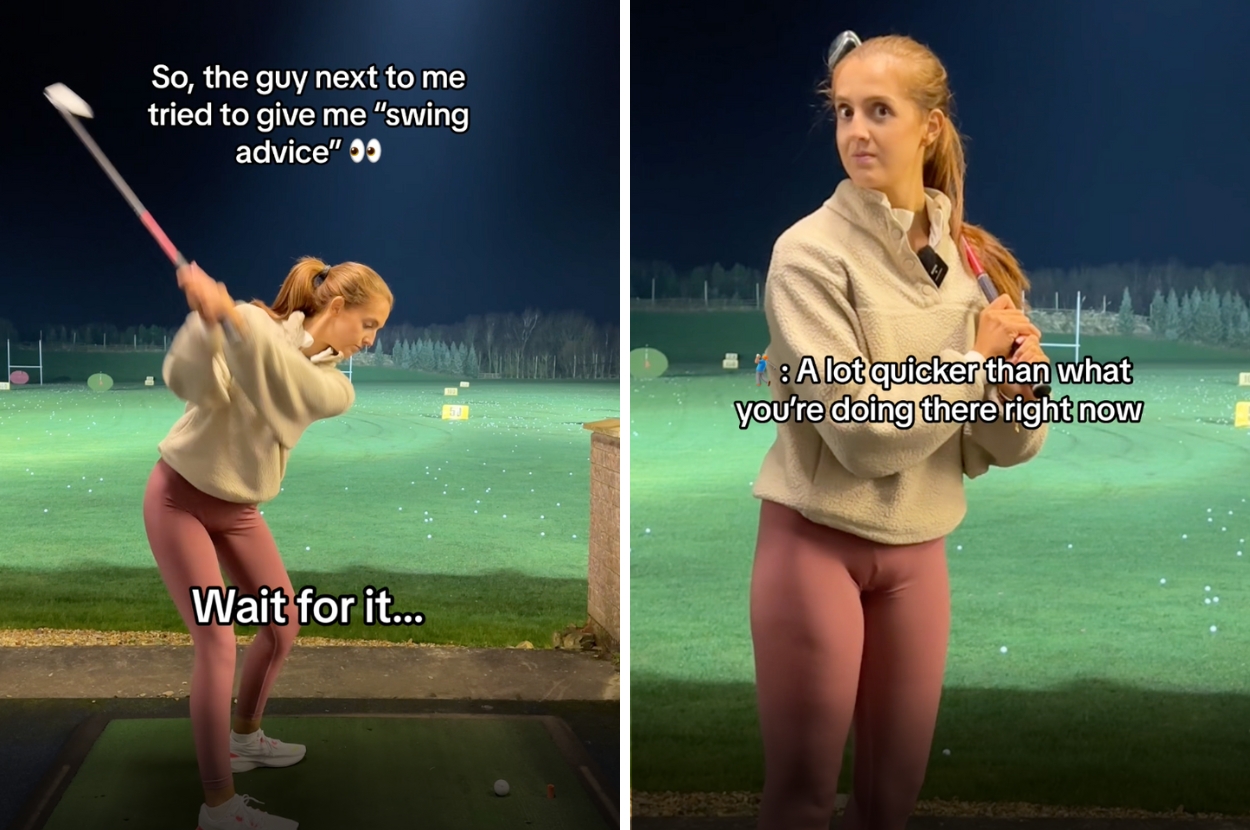 A Man Tried To Mansplain Golf To This UK Professional Woman Golf Player And It’s So Cringe