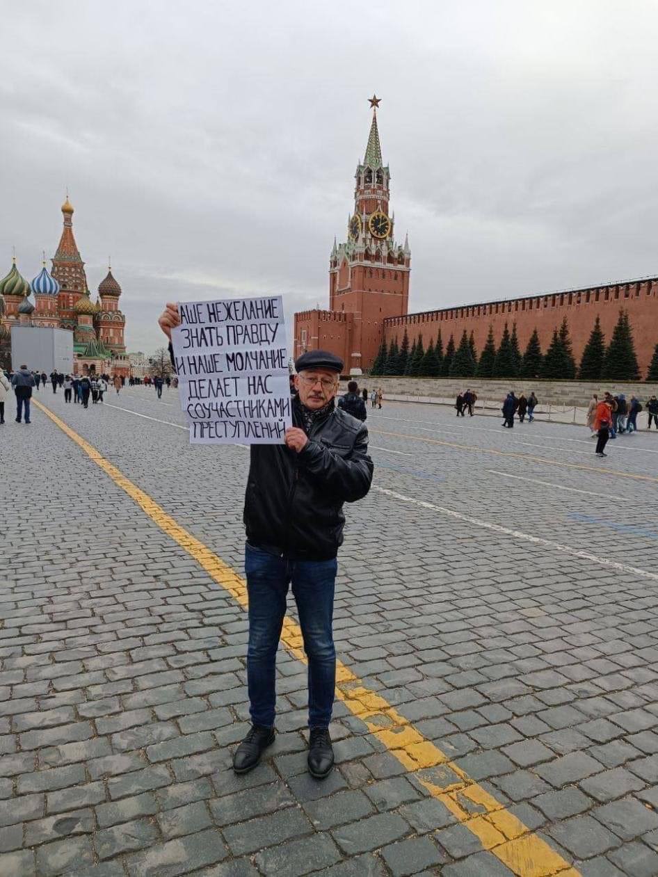 This Russian Activist Was Sentenced To Prison For Criticizing Russia’s Invasion of Ukraine