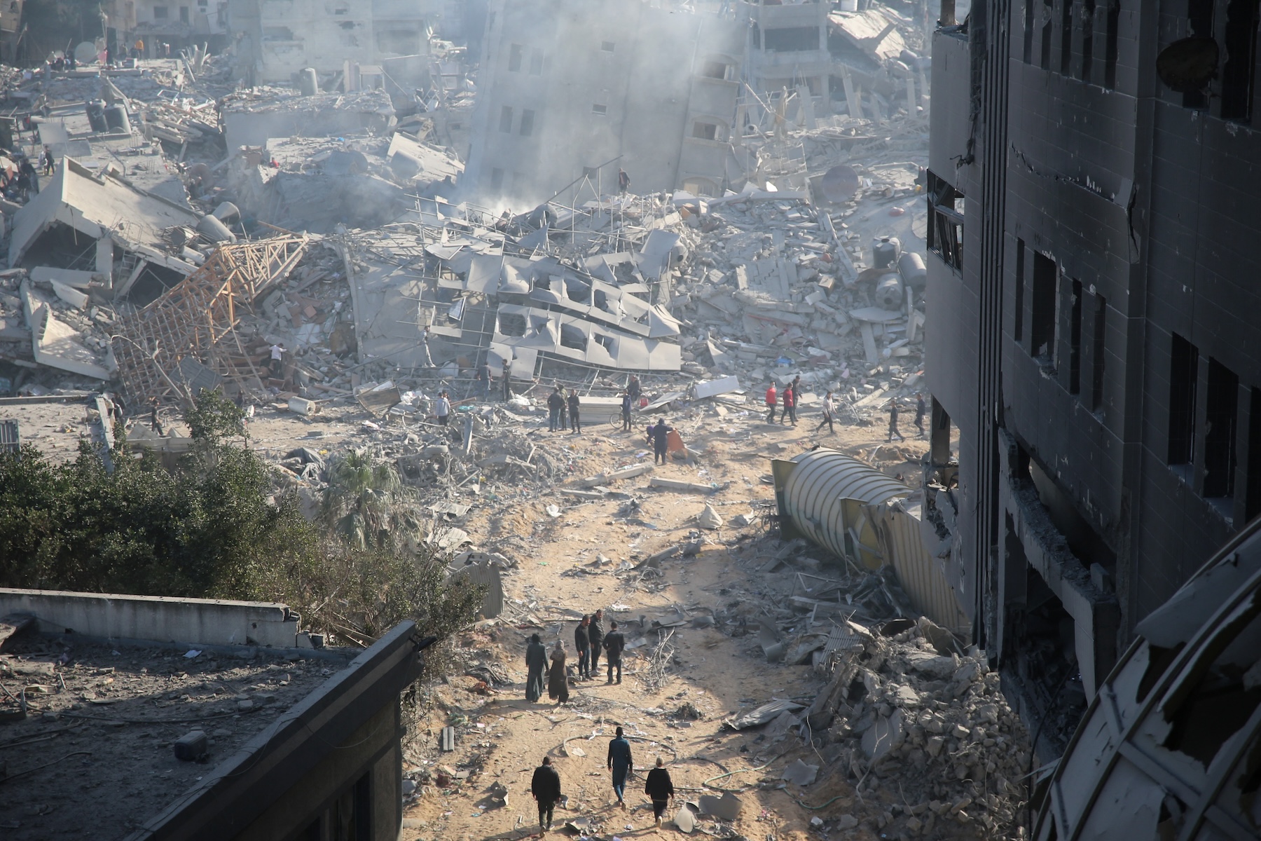 gaza al shifa hospital destruction israel raid