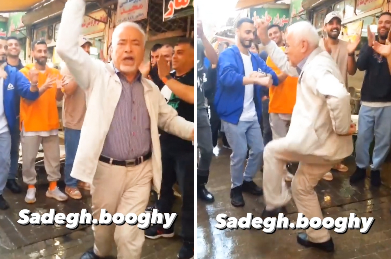 This 70-Year-Old Iranian Man Started Dancing In Public And Became A Symbol of Joy And Resistance