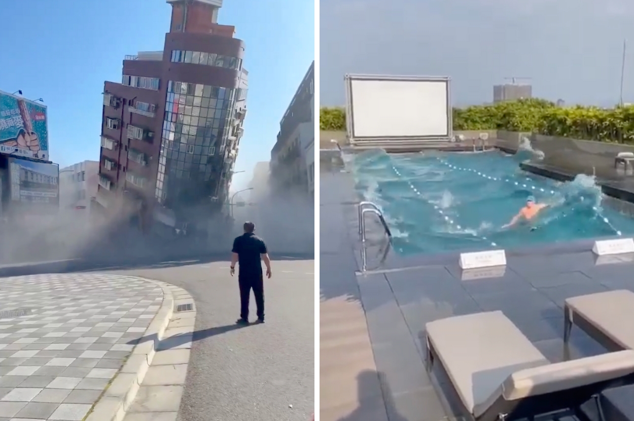 A Massive 7.3 Magnitude Earthquake Struck Taiwan And The Videos Look Unreal